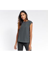 oasis black sequin top